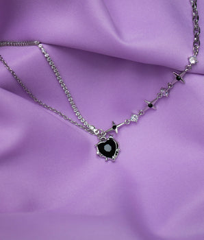 Collar Black heart